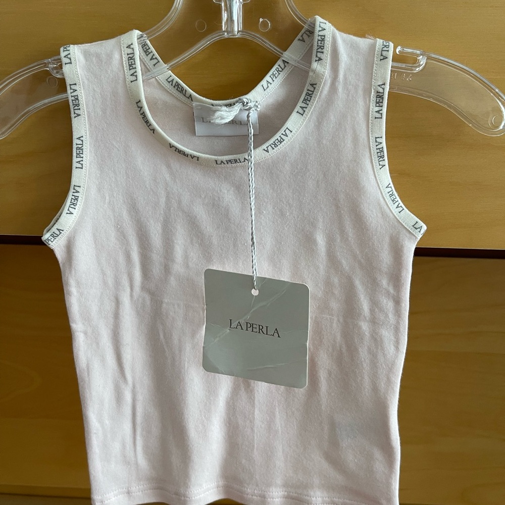 La Perla Baby Girl Pink Sleeveless Top
